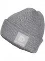 Fundango Elion Beanie kötött sapka szürke színben 1