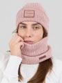 Fundango Grace Beanie női kötött sapka rózsaszín színben 1