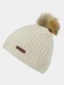 Fundango Merna Beanie női bojtos sapka fehér színben 1