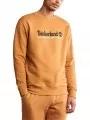 Timberland WWES Crew Neck Sweatshirt (Regular BB) férfi pulóver barna színben 1