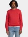 Timberland Cotton YD Sweater férfi pulóver piros színben 1