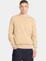 Timberland Cotton YD Sweater férfi pulóver homok színben 1