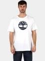 Timberland Tree Logo Short Sleeve Tee férfi rövid ujjú póló fehér színben 1