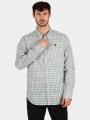 Timberland Stretch Poplin Gingham Shirt férfi hosszú ujjú ing kék színben 1