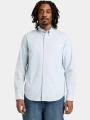 Timberland Long Sleeve Stretch Poplin Shirt férfi hosszú ujjú ing világoskék színben 1