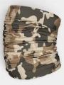 Barts Multicol Camo csősál barna színben 1