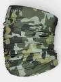 Barts Multicol Camo csősál zöld színben 1