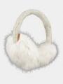 Barts Fur Earmuffs női fülvédő fehér színben 1