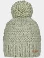 Barts Jasmin Beanie női bojtos sapka oliva színben 1