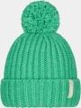 Barts Joansy Beanie női bojtos sapka zöld színben 1