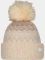 Barts Woodstar Beanie női bojtos sapka homok színben 1
