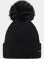 Barts Kenzie Beanie női bojtos sapka fekete színben 1