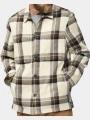 Fjallraven Singi Flannel Overshirt M férfi hosszú ujjú ing homok színben 1