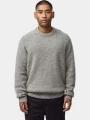 Fjallraven Övik Neps Knit Sweater M férfi kötött pulóver szürke színben 1