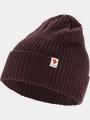 Fjallraven Fjällräven Rib Hat kötött sapka bordó színben 1