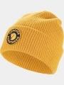 Fjallraven Bergtagen Forever Wool Beanie kötött sapka sárga színben 1