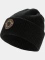 Fjallraven Bergtagen Forever Wool Beanie kötött sapka fekete színben 1