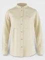 Fjallraven Övik Hemp Shirt LS W női hosszú ujjú ing fehér színben 1