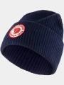 Fjallraven 1960 Logo Hat kötött sapka sötétkék színben 1