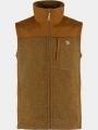 Fjallraven Buck Fleece Vest M férfi mellény barna színben 1