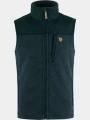 Fjallraven Buck Fleece Vest M férfi mellény sötétkék színben 1