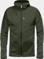 Fjallraven Abisko Trail Fleece M férfi polár pulóver zöld színben 1