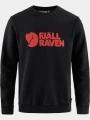 Fjallraven Fjällräven Logo Sweater M férfi pulóver fekete színben 1
