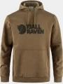Fjallraven Fjällräven Logo Hoodie M férfi kapucnis pulóver barna színben 1
