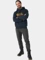 Fjallraven Fjällräven Logo Hoodie M férfi kapucnis pulóver sötétkék színben 1