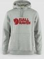 Fjallraven Fjällräven Logo Hoodie M férfi kapucnis pulóver szürke színben 1