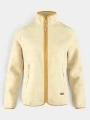 Fjallraven Vardag Pile Fleece W női polár pulóver homok színben 1