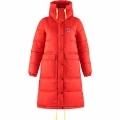 Fjallraven Expedition Long Down Parka W női pehelykabát piros színben 1