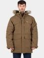 Fjallraven Nuuk Parka M férfi télikabát barna színben 1