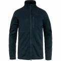 Fjallraven Abisko Lite Fleece Jacket M férfi polár pulóver sötétkék színben 1