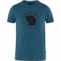 Fjallraven Fjällräven Fox T-shirt M férfi rövid ujjú póló kék színben 1