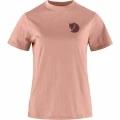 Fjallraven Fox Boxy Logo Tee W női rövid ujjú póló rózsaszín színben 1