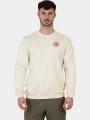 Fjallraven 1960 Logo Badge Sweater M férfi pulóver fehér színben 1