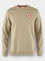 Fjallraven 1960 Logo Badge Sweater M férfi pulóver homok színben 1