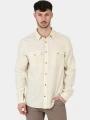 Fjallraven Övik Travel Shirt LS M férfi hosszú ujjú ing fehér színben 1