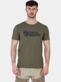 Fjallraven Fjällräven Logo T-shirt M férfi rövid ujjú póló zöld színben 1