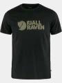 Fjallraven Fjällräven Logo T-shirt M férfi rövid ujjú póló fekete színben 1
