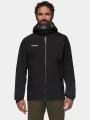 Mammut Linard Guide HS Hooded Jacket férfi vízhatlan túrakabát fekete színben 1
