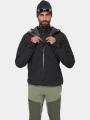 Mammut Crag HS Hooded Jacket férfi vízhatlan túrakabát fekete színben 1