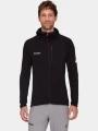 Mammut Aenergy Light ML Hooded Jacket férfi polár pulóver fekete színben 1