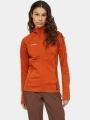 Mammut Taiss ML Hooded Jacket női polár pulóver narancssárga színben 1