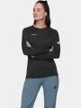 Mammut Ducan FL Longsleeve női aláöltöző felső fekete színben 1