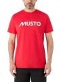 Musto M Musto Logo Tee férfi rövid ujjú póló piros színben 1