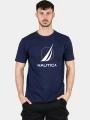 Nautica Pollock T-Shirt férfi rövid ujjú póló sötétkék színben 1