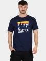 Nautica Jurgen T-Shirt férfi rövid ujjú póló sötétkék színben 1