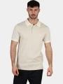 Nautica Harlyn Slim Fit Polo Shirt férfi galléros póló homok színben 1